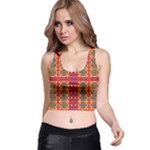 Shapes in retro colors2                                                           Racer Back Crop Top