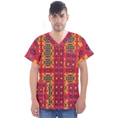 Men s V-Neck Scrub Top 