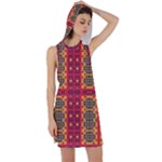 Shapes in retro colors2                                                            Racer Back Hoodie Dress