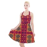 Shapes in retro colors2                                                              Halter Party Swing Dress