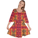 Shapes in retro colors2                                                        Velvet Kimono Dress