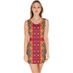 Shapes in retro colors2                                                           Bodycon Dress