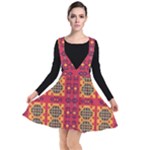 Shapes in retro colors2                                                         Plunge Pinafore Dress