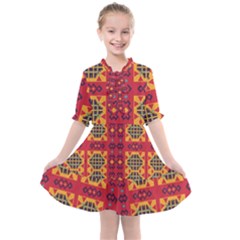 Kids  All Frills Chiffon Dress 