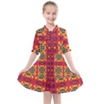 Shapes in retro colors2                                                        Kids  All Frills Chiffon Dress