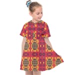 Shapes in retro colors2                                                       Kids  Sailor Dress