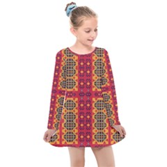 Kids  Long Sleeve Dress 