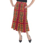 Shapes in retro colors2                                                               Midi Mermaid Skirt