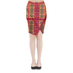 Shapes in retro colors2                                                          Midi Wrap Pencil Skirt from ArtsNow.com