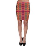 Shapes in retro colors2                                                           Bodycon Skirt