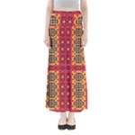 Shapes in retro colors2                                                           Women s Maxi Skirt