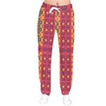 Shapes in retro colors2                                                           Women velvet Drawstring Pants