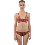 Shapes in retro colors2                                                             Wrap Around Bikini Set