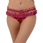 Shapes in retro colors2                                                         Frill Bikini Bottom