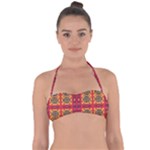 Shapes in retro colors2                                                           Halter Bandeau Bikini Top