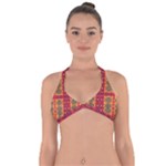 Shapes in retro colors2                                                          Halter Neck Bikini Top