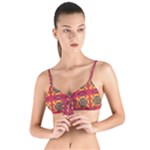 Shapes in retro colors2                                                         Tie Up Cut Bikini Top