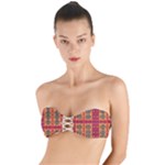 Shapes in retro colors2                                                      Twist Bandeau Bikini Top