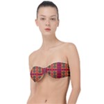 Shapes in retro colors2                                                         Classic Bandeau Bikini Top