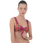 Shapes in retro colors2                                                           Front Tie Bikini Top