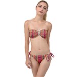 Shapes in retro colors2                                                        Twist Bandeau Bikini Set