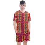 Shapes in retro colors2                                                         Men s Mesh Tee and Shorts Set