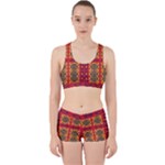 Shapes in retro colors2                                                           Work It Out Sports Bra Set