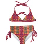 Shapes in retro colors2                                                          Kids  Classic Bikini Set