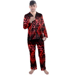 Men s Long Sleeve Satin Pajamas Set 