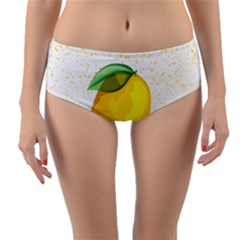 Reversible Mid-Waist Bikini Bottoms 