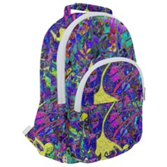 Rounded Multi Pocket Backpack 