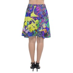 Chiffon Wrap Front Skirt 