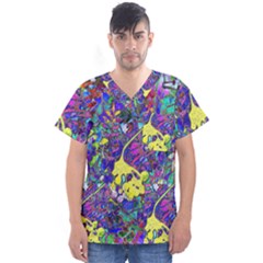 Men s V-Neck Scrub Top 