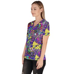 Women s V-Neck Scrub Top 