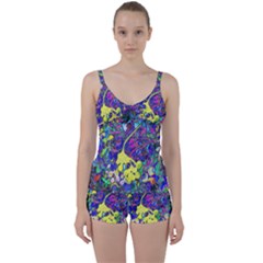 Tie Front Two Piece Tankini 