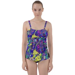 Twist Front Tankini Set 