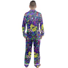 Men s Long Sleeve Satin Pajamas Set 