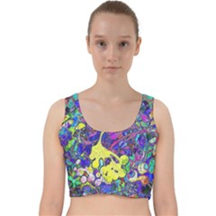 Velvet Racer Back Crop Top 