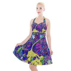 Halter Party Swing Dress  