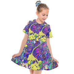 Kids  Short Sleeve Shirt Dress 