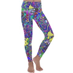 Kids  Lightweight Velour Classic Yoga Leggings 