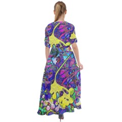 Waist Tie Boho Maxi Dress 