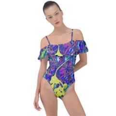 Frill Detail One Piece Swimsuit 