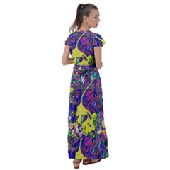 Flutter Sleeve Maxi Dress 