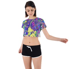 Tie Back Short Sleeve Crop T-Shirt 