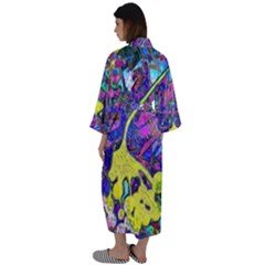 Maxi Satin Kimono 