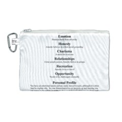 Canvas Cosmetic Bag (Large) 