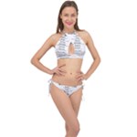 Annette Cross Front Halter Bikini Set