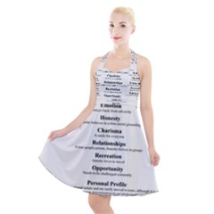 Halter Party Swing Dress  