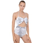 Annette Scallop Top Cut Out Swimsuit